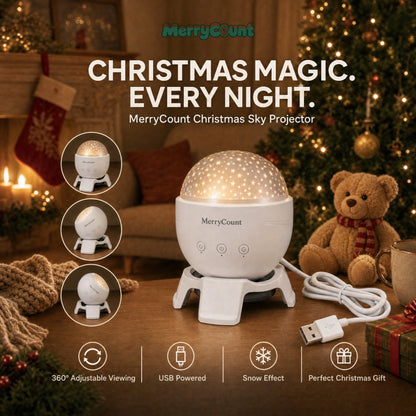 MerryCount™ Christmas Light Projector